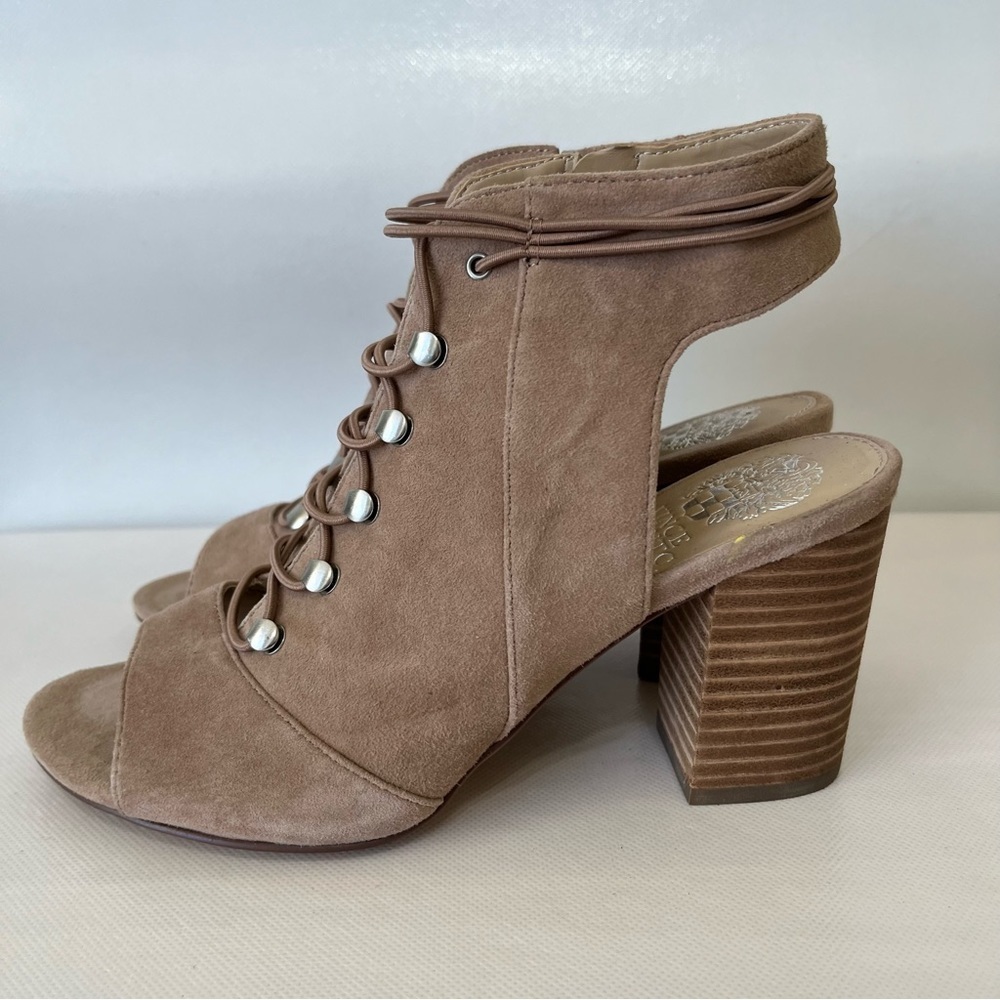 Vince Camuto Blumah Chunky Heel Open Toe Sandals